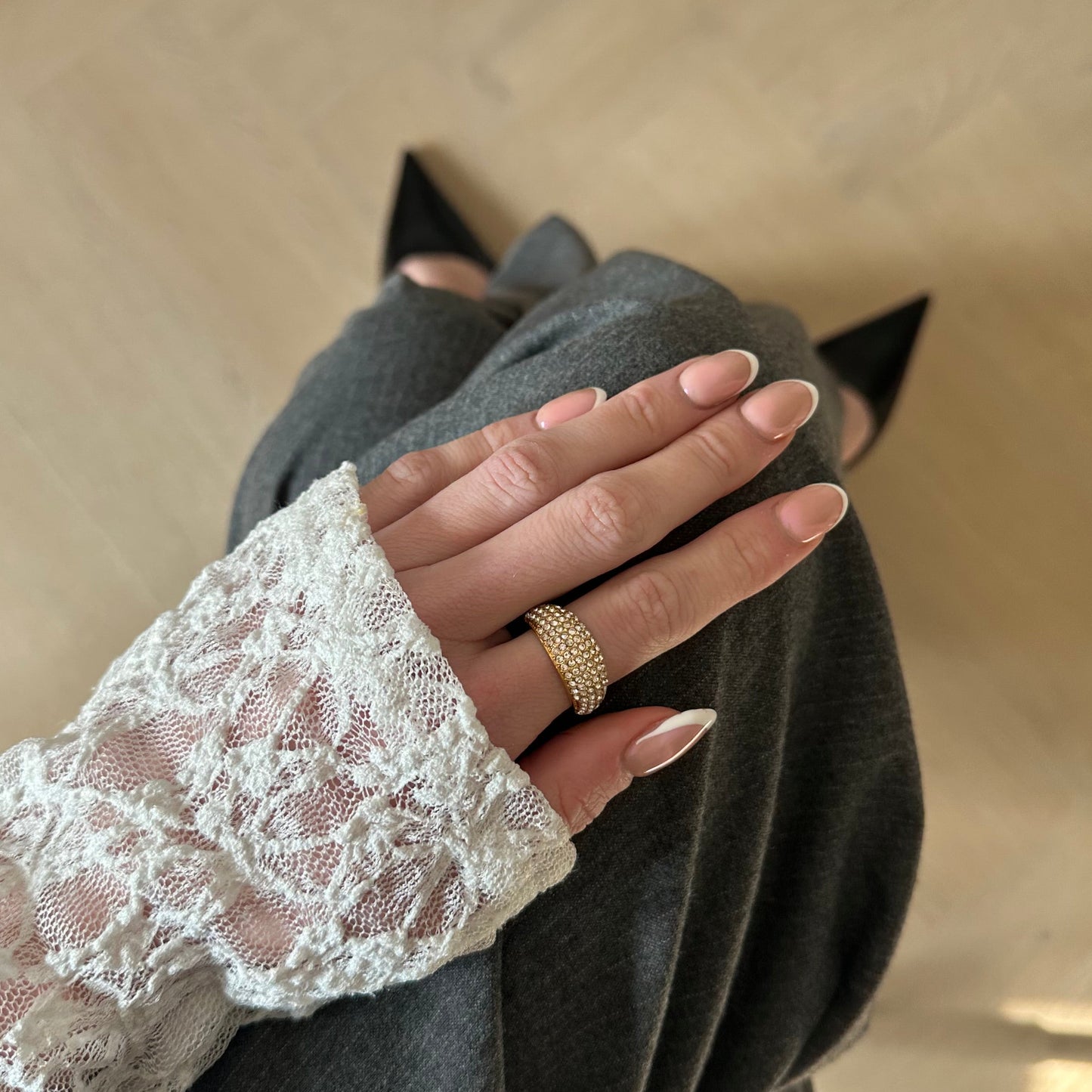Golden Glacé Ring