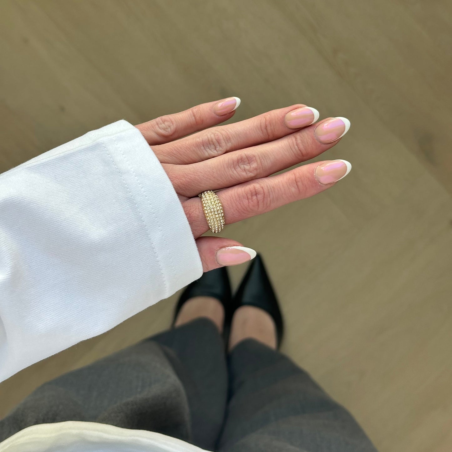 Golden Glacé Ring