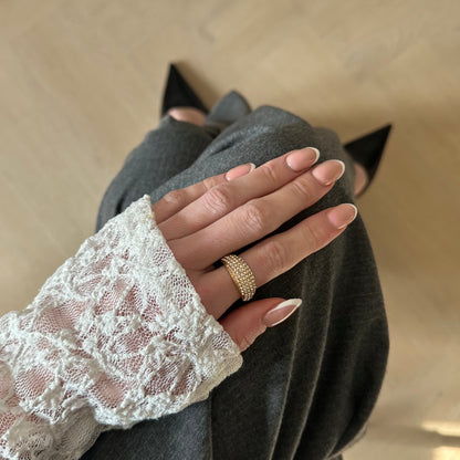 Golden Glacé Ring
