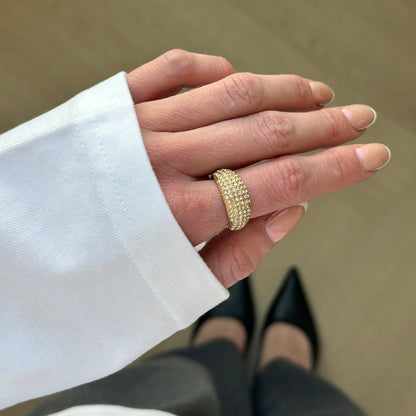 Golden Glacé Ring
