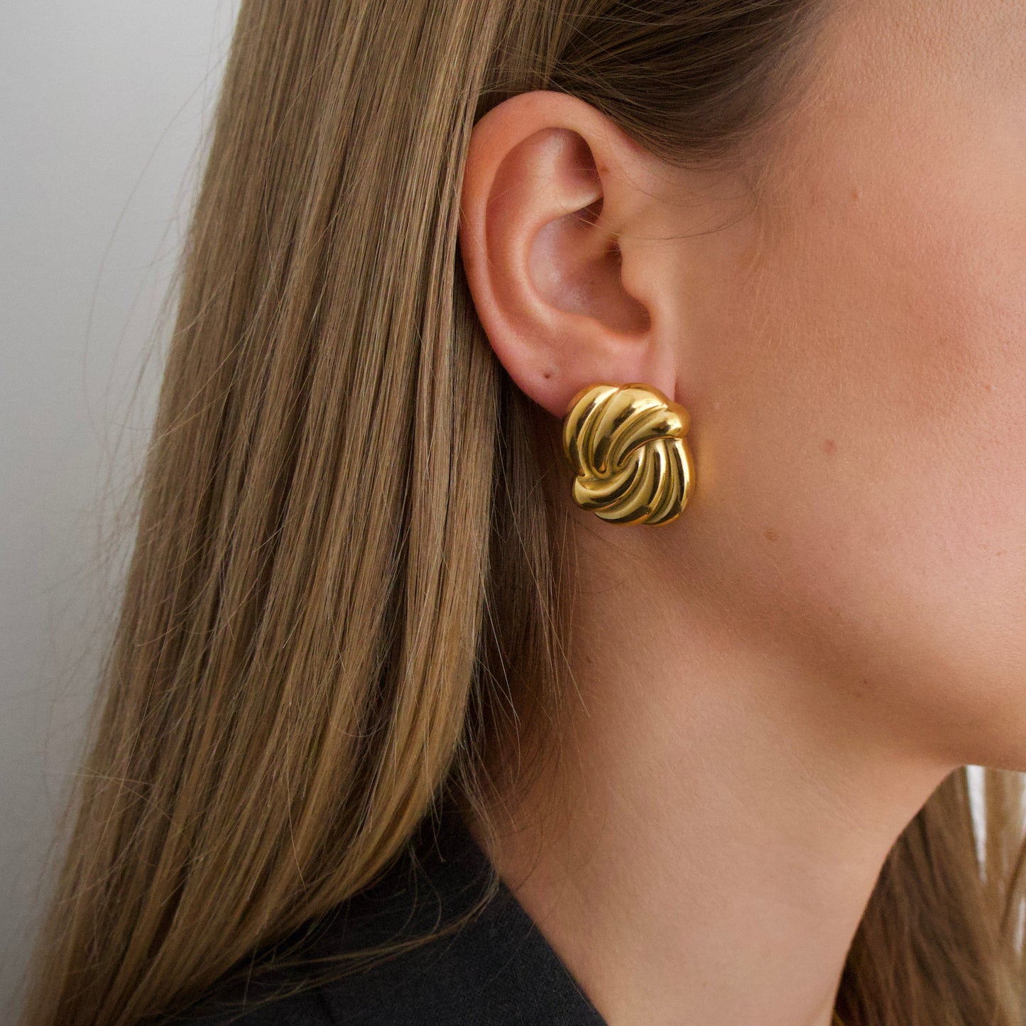 Gloss Knot Earrings